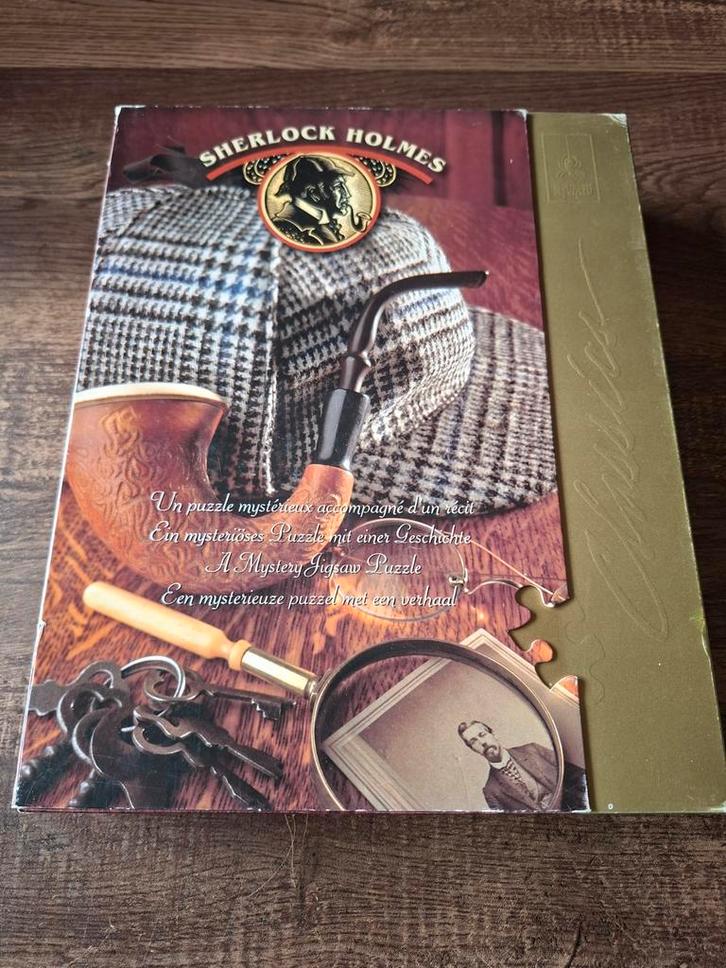 Sherlock Holmes Mystery Puzzel - 1000 stukjes, Hobby en Vrije tijd, Denksport en Puzzels, Zo goed als nieuw, Legpuzzel, 500 t/m 1500 stukjes