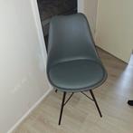 6 grijze eetkamerstoelen, Huis en Inrichting, Ophalen, Zo goed als nieuw, Grijs