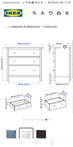 Ikea Hemnes Ladekast Wit, Huis en Inrichting, Kasten | Ladekasten, Gebruikt, Ophalen