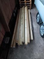 Houten Balken en Platen, Doe-het-zelf en Verbouw, Hout en Planken, Gebruikt, 200 tot 250 cm, 50 mm of meer, Balk