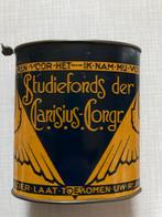 Vintage Missie blikje Canisius-Congr. Studiefonds Spaarpot, Ophalen of Verzenden, Gebruikt, Overige soorten, Overige typen
