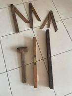 Antieke zwaaihaken en waterpassen, Antiek en Kunst, Ophalen of Verzenden