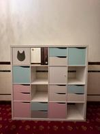 Zeer goede staat - Ikea Kallax 16 opbergvakken, Huis en Inrichting, Kasten | Wandmeubels, Ophalen, Gebruikt, 100 tot 150 cm, Minder dan 150 cm