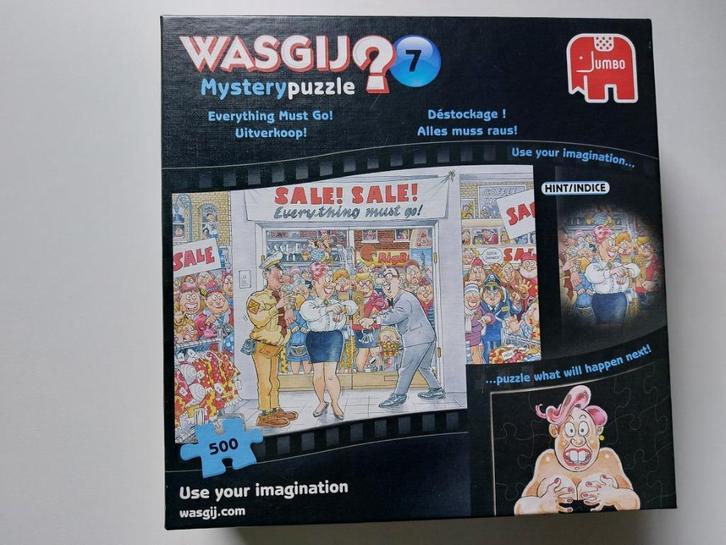 Nette Wasgij puzzel 500 stukjes, Hobby en Vrije tijd, Denksport en Puzzels, Zo goed als nieuw, Legpuzzel, 500 t/m 1500 stukjes