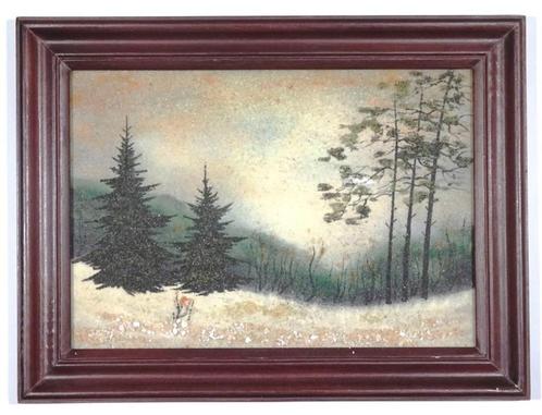 Russich schilderij met gekleurd zand, Antiek en Kunst, Kunst | Schilderijen | Modern, Verzenden
