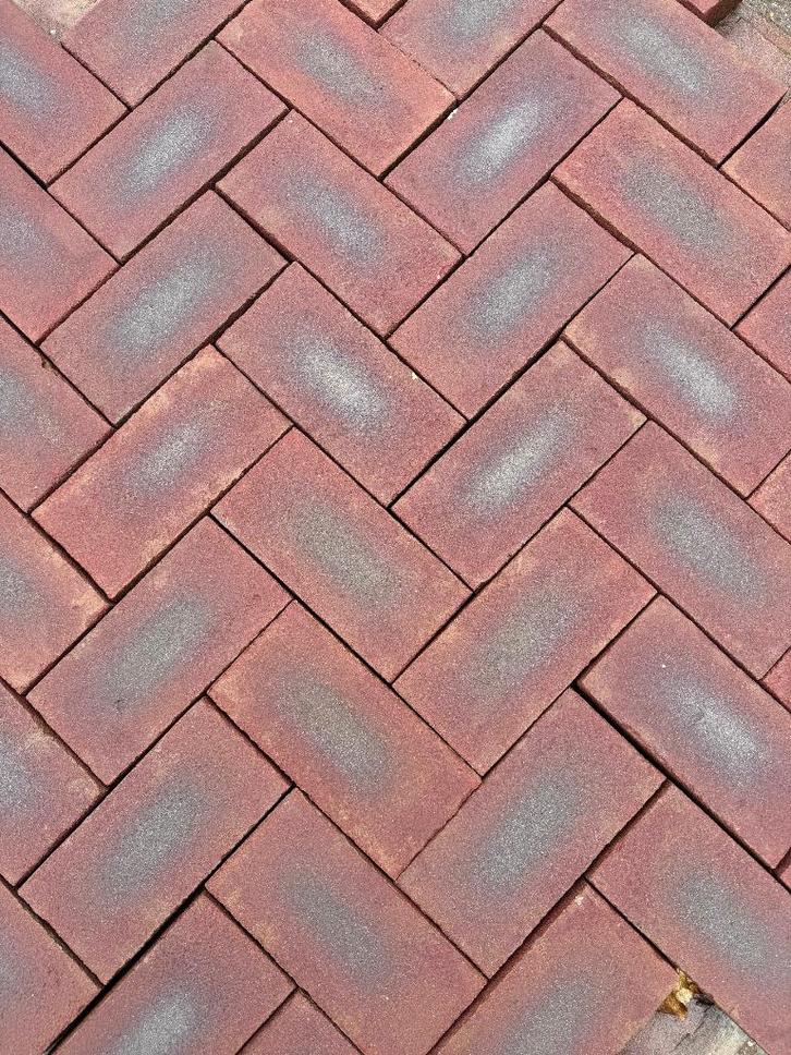 Gebakken klinker rood genuanceerd, Tuin en Terras, Tegels en Klinkers, Nieuw, Klinkers, Overige materialen, 10 m² of meer, Ophalen of Verzenden