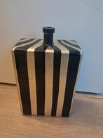 Vaas zwart en goudkleurig modern, Ophalen of Verzenden