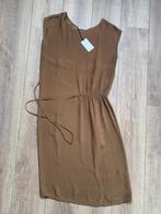 Humanoid jurk bruin cognac khaki S = S/36 - M/38, Kleding | Dames, Jurken, Nieuw, Knielengte, Bruin, Maat 36 (S)