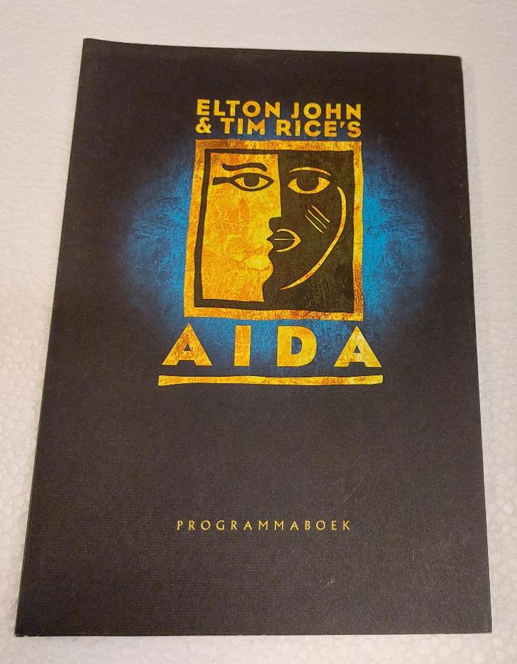 Aida The Musical PROGRAMMA BOEK 2001 Elton John Tim Rice, Verzamelen, Muziek, Artiesten en Beroemdheden, Zo goed als nieuw, Boek, Tijdschrift of Artikel