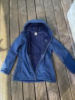 Teddy fleece (waterafstotend) herfst jas Jack Wolfskin, Ophalen of Verzenden, Gedragen, Blauw