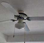 Plafond ventilator en lamp, Zo goed als nieuw, Plafondventilator, Ophalen