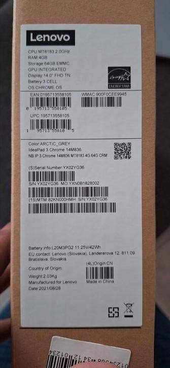 Lenovo chromebook 14inch beschikbaar voor biedingen