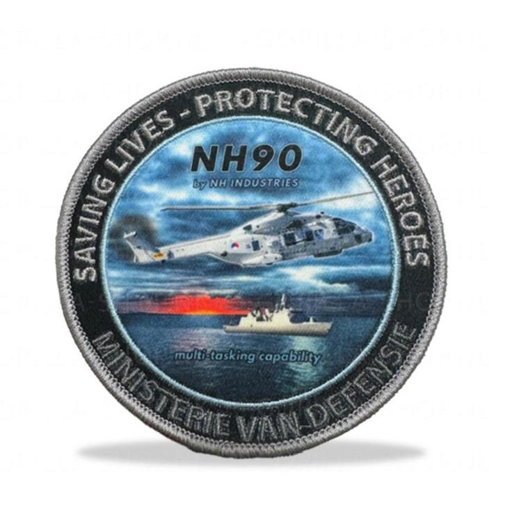 NH90 patch, Verzamelen, Militaria | Algemeen, Luchtmacht, Embleem of Badge, Nederland, Ophalen