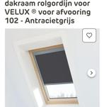 Velux dakraam rolgordijn, grijs. Nieuw, Nieuw, Grijs, 150 tot 200 cm, 50 tot 100 cm