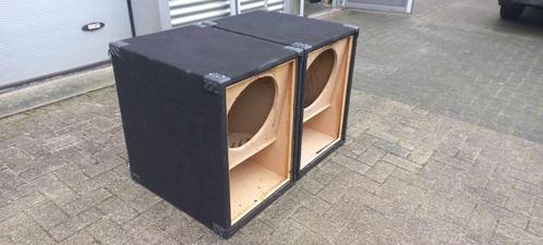 2 x lege zelfbouw subs. Baskasten 15", Audio, Tv en Foto, Luidsprekers, Gebruikt, Subwoofer, 120 watt of meer, Overige merken