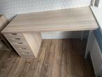 Bureau 140cm met ladeblok, Ophalen, Gebruikt, Bureau
