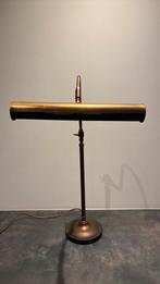 Pianolamp - notarislamp brons verstelbaar tot 70 cm, Huis en Inrichting, Lampen | Tafellampen, Ophalen of Verzenden, Zo goed als nieuw