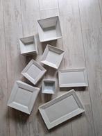 Compleet vierkant Servies set 36 delig, Huis en Inrichting, Keuken | Servies, Gebruikt, Ophalen of Verzenden, Effen, Aardewerk