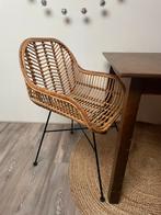 Rotan Stoel Retro, Huis en Inrichting, Stoelen, Ophalen, Bruin, Zo goed als nieuw, Eén