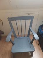 2 gave vintage, antieke, landelijke stoeltjes, Huis en Inrichting, Stoelen, Ophalen, Zo goed als nieuw, Grijs, Twee