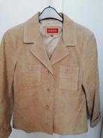 Late 1990s beige leather blazer/jacket by H&M, size 36, Kleding | Dames, Jasjes, Kostuums en Pakken, H&M, Beige, Ophalen of Verzenden