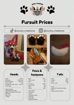 Fursuit commissions, Ophalen of Verzenden, Nieuw