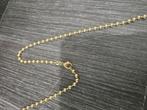 14 k gouden balletjes ketting 23 gram 65 cm, Sieraden, Tassen en Uiterlijk, Kettingen, Ophalen of Verzenden, Nieuw, Goud, Goud