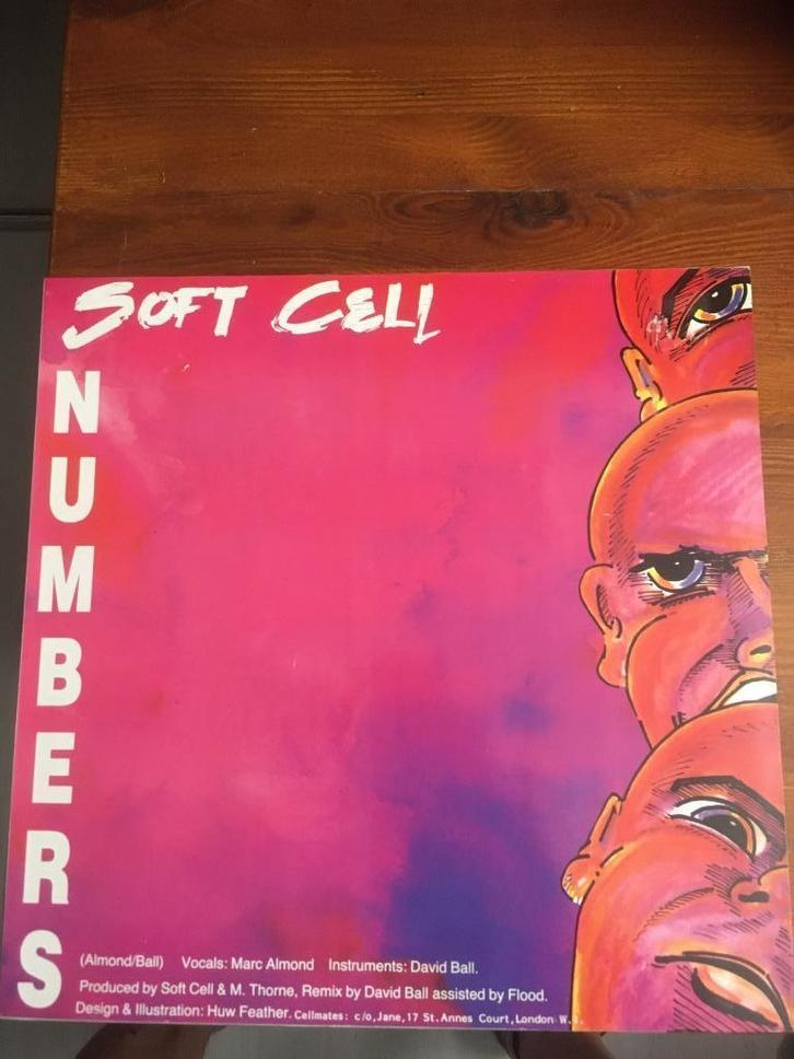 maxi singel Soft Cell ‎– Numbers, Cd's en Dvd's, Vinyl | Pop, Zo goed als nieuw, 1980 tot 2000, 12 inch, Ophalen of Verzenden
