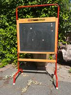 Vintage schoolbord verstelbaar in hoogte, Ophalen, Gebruikt, Krijtbord