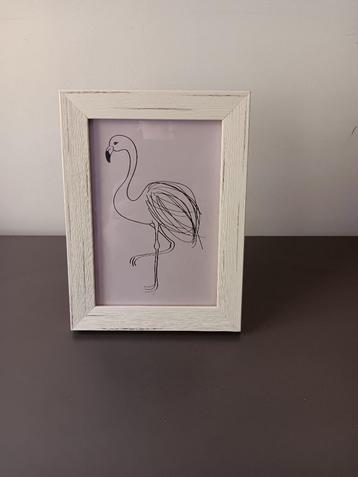 Witte fotolijst – hout met glas (1510 cm) beschikbaar voor biedingen