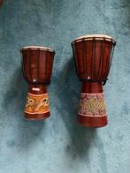 Djembe 2x, Ophalen, Zo goed als nieuw, Trommel