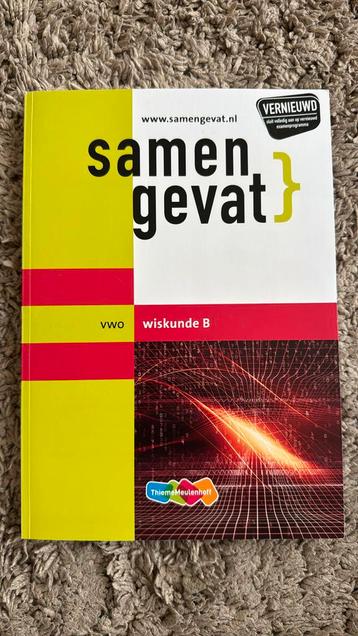 Samengevat Wiskunde B - Vwo beschikbaar voor biedingen