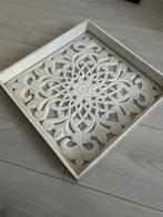 wit dienblad, Ophalen of Verzenden, Zo goed als nieuw, Rechthoekig, Hout