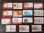 20x coincards KNM, Ophalen, Nederland, Munten