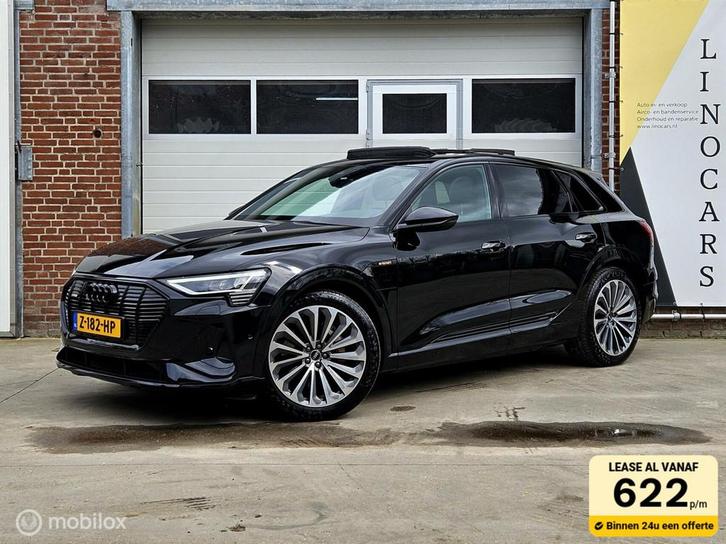 Audi e-tron 55 quattro S-Line 95 kWh | B&O | Schuifdak |, Auto's, Audi, Bedrijf, Te koop, e-tron, 4x4, ABS, Achteruitrijcamera