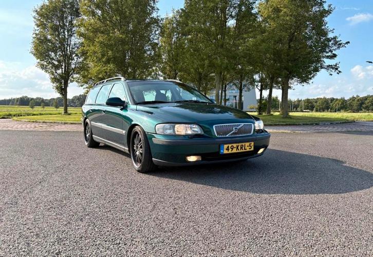 Volvo V70 2.4 140PK 2000 Groen, Auto's, Volvo, Particulier, V70, Benzine, Stationwagon, Handgeschakeld, Geïmporteerd, Groen, Voorwielaandrijving