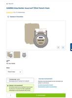 Matte muurverf Gamma french linnen, Eén persoon, Cadeaubon