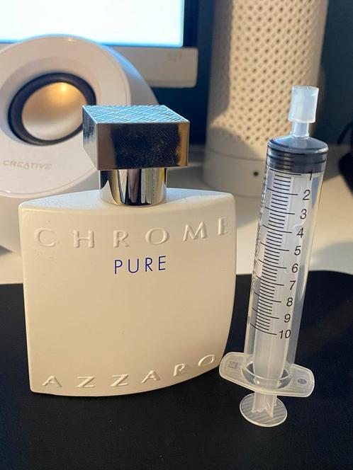 Azzaro Chrome Pure Sample/Decant, Verzamelen, Parfumverzamelingen, Nieuw, Proef of Tester, Gevuld, Verzenden