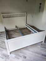 Ikea Hemnes bedombouw 160x200 - Gebruikt, Huis en Inrichting, Slaapkamer | Bedden, Ophalen, Gebruikt, Wit, Tweepersoons