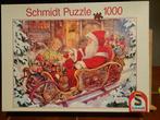 Kerstpuzzel 1000 stukjes, Hobby en Vrije tijd, Denksport en Puzzels, Ophalen of Verzenden, 500 t/m 1500 stukjes, Zo goed als nieuw
