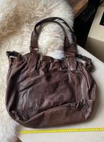 Aunts & Uncles shopper, bruin leer, Ophalen of Verzenden, Gebruikt, Bruin, Shopper