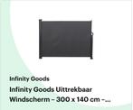 Oprolbaar windscherm, Tuin en Terras, Tuinschermen, Ophalen, Zo goed als nieuw, 200 cm of meer, 150 tot 200 cm