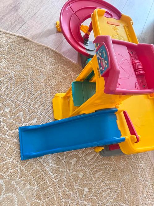 Autogarage little people, Kinderen en Baby's, Speelgoed | Racebanen, Zo goed als nieuw, Handmatig, Overige merken, Ophalen of Verzenden