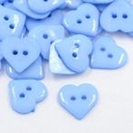 Hart knopen blauw, Verzenden, Nieuw, Knoop of Knopen