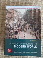 A history of Europe in the Modern World - Kramer et al., Europa, Ophalen of Verzenden, Lloyd Kramer, R. R. Palmer, Joel Colton