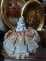 Zeer mooie oude oude bijzondere HalfDoll met Pierrot, Antiek en Kunst, Ophalen of Verzenden