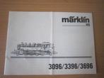 Marklin boekje van de 3096/ 3396/ 3696., Wisselstroom, Gebruikt, Märklin, Boek, Tijdschrift of Catalogus