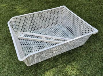 2x IKEA KOMPLEMENT draadmand met rails – 50x58 cm beschikbaar voor biedingen