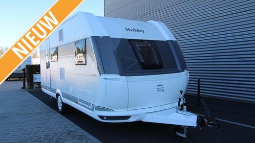 Hobby De Luxe 490 kmf NIEUW 2025 NIEUW, Caravans en Kamperen, Caravans, Bedrijf, tot en met 5, Treinzit, Hobby, Dwarsbed, Dwars-stapelbed