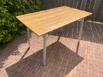 Bamboe camping tafel 120x70, Caravans en Kamperen, Kampeermeubelen, Ophalen, Zo goed als nieuw, Campingtafel